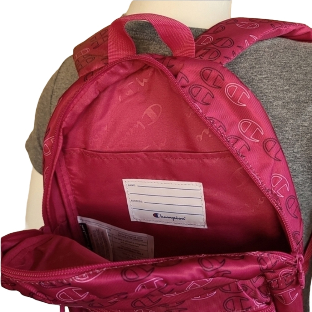 CHAMPION Supercize All Over Logo Mini Backpack Sling Bag Purse Travel School - Picture 9 of 16